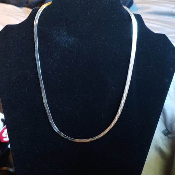 Jewelry - Sterling Silver Herringbone Necklace